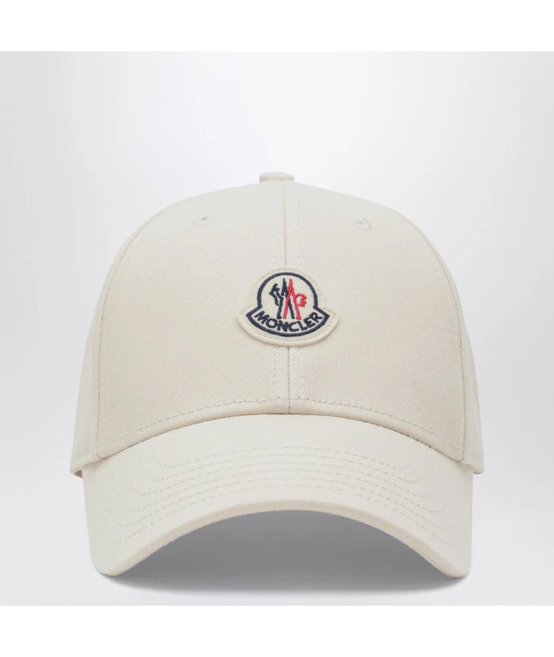 MONCLER Бежевая хлопковая шляпа, фото 3