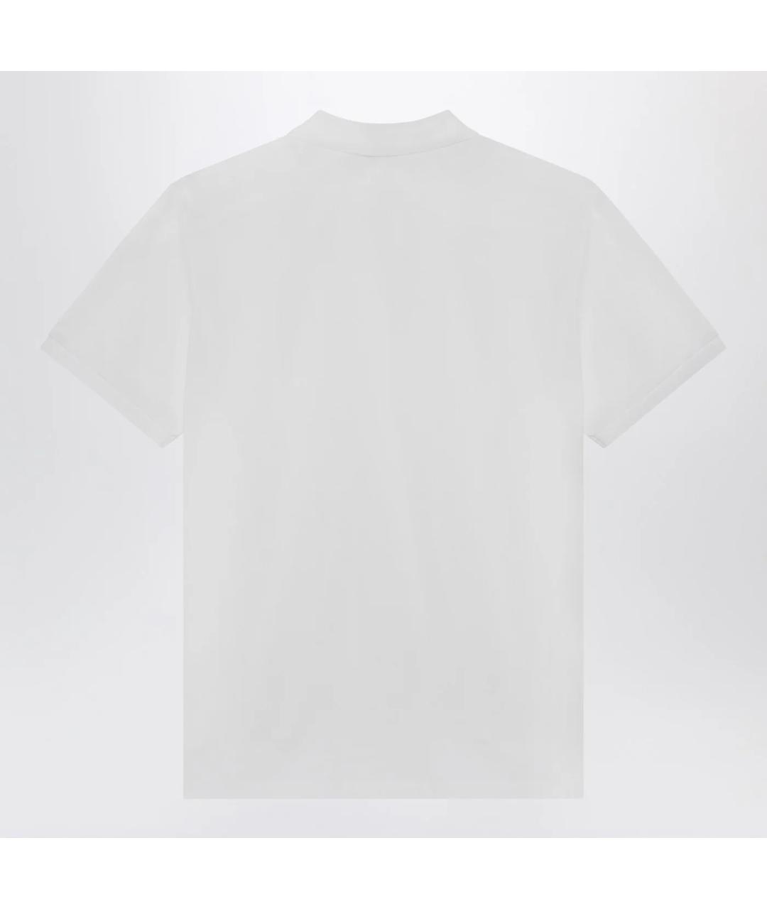 POLO RALPH LAUREN Белое хлопковое поло с коротким рукавом, фото 2