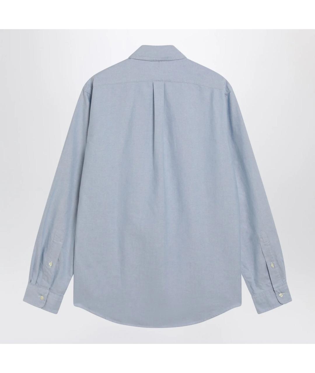 POLO RALPH LAUREN Голубая хлопковая кэжуал рубашка, фото 2