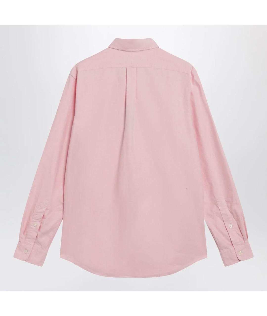 POLO RALPH LAUREN Розовая хлопковая кэжуал рубашка, фото 2