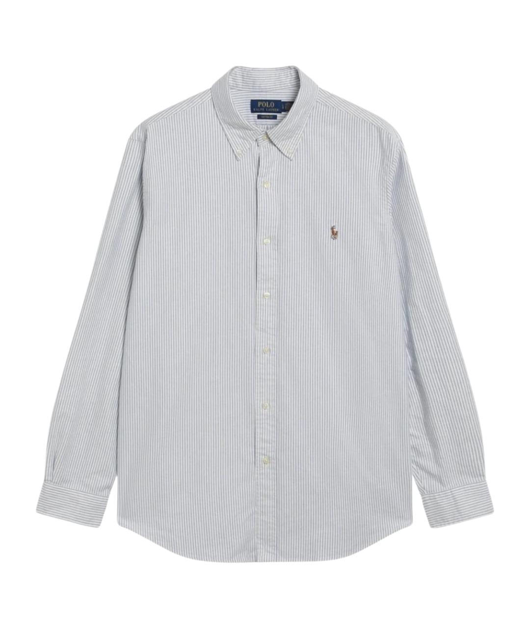 POLO RALPH LAUREN Голубая хлопковая кэжуал рубашка, фото 1