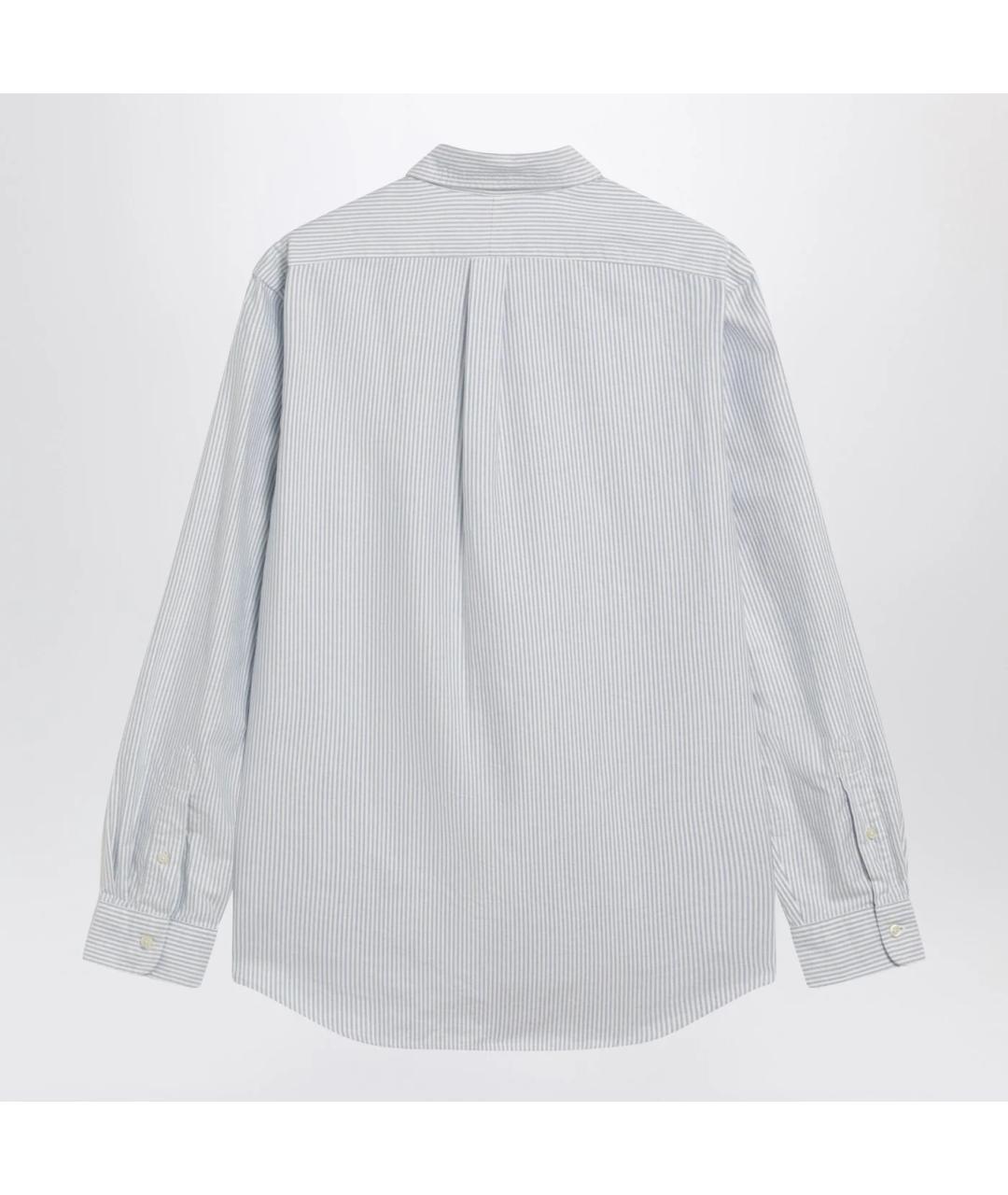 POLO RALPH LAUREN Голубая хлопковая кэжуал рубашка, фото 2