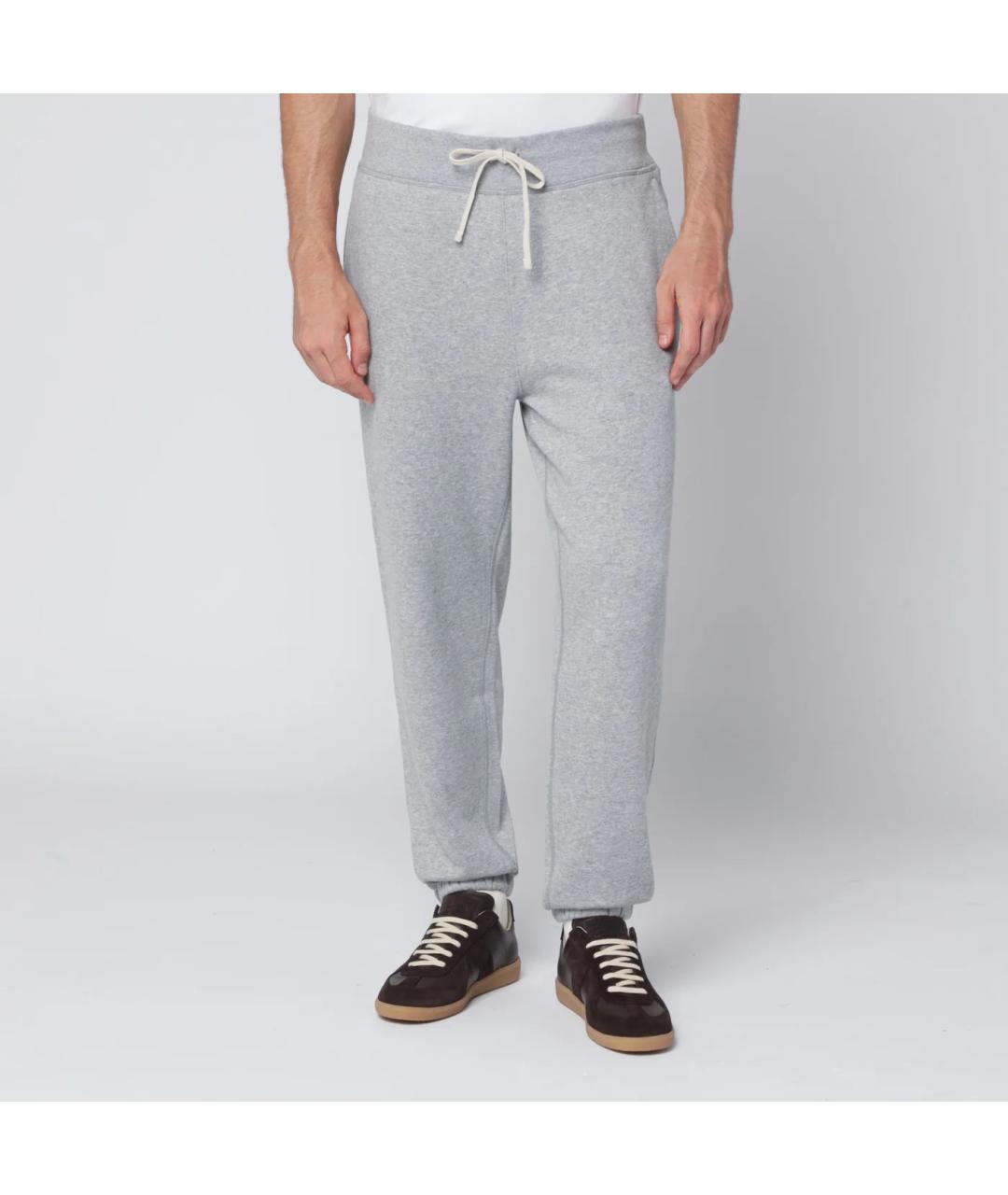 POLO RALPH LAUREN Серые хлопковые повседневные брюки, фото 3