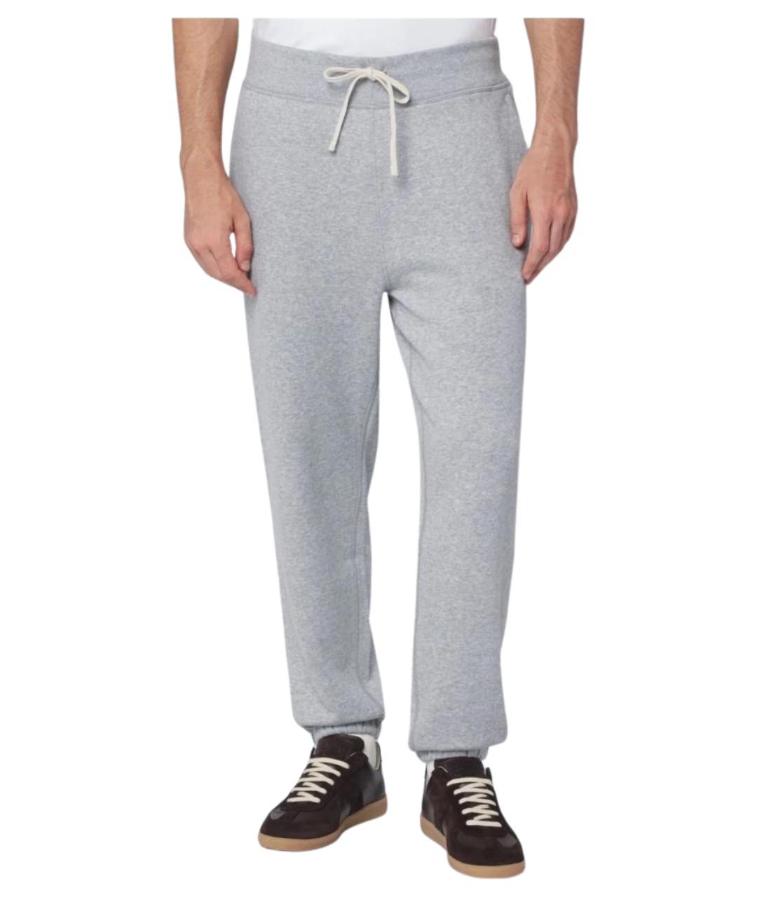 POLO RALPH LAUREN Серые хлопковые повседневные брюки, фото 1