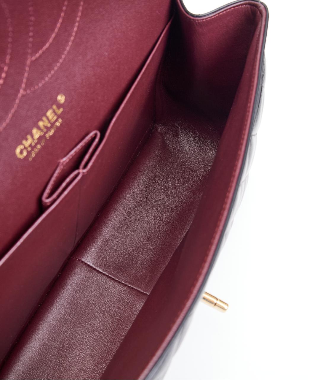 CHANEL Черная кожаная сумка через плечо, фото 6