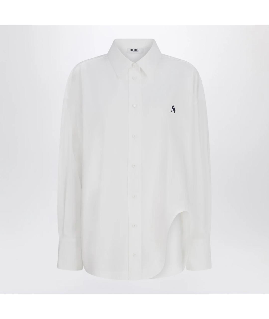 THE ATTICO Белая хлопковая рубашка, фото 3