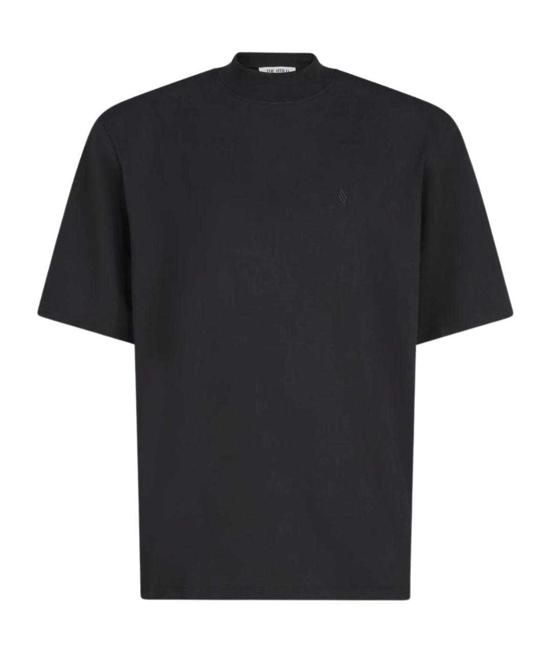 THE ATTICO Черная хлопковая футболка, фото 1