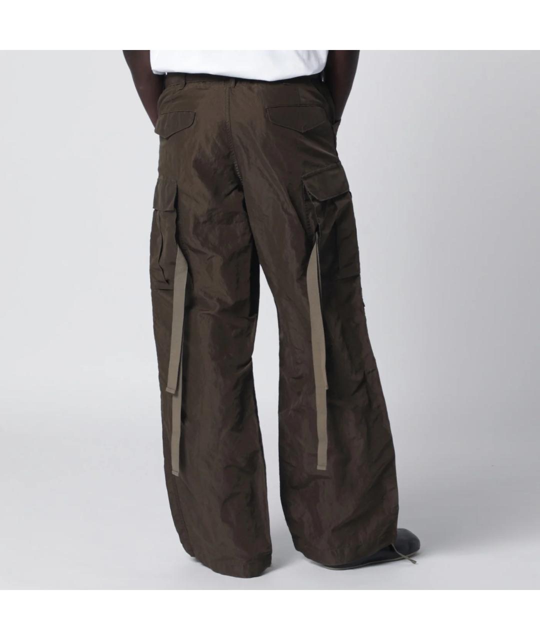 SACAI Зеленые полиамидовые повседневные брюки, фото 2