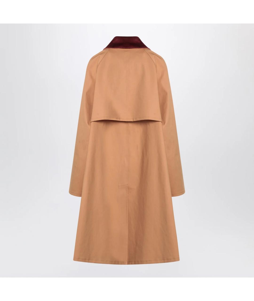 PRADA Бежевый хлопковый тренч/плащ, фото 2