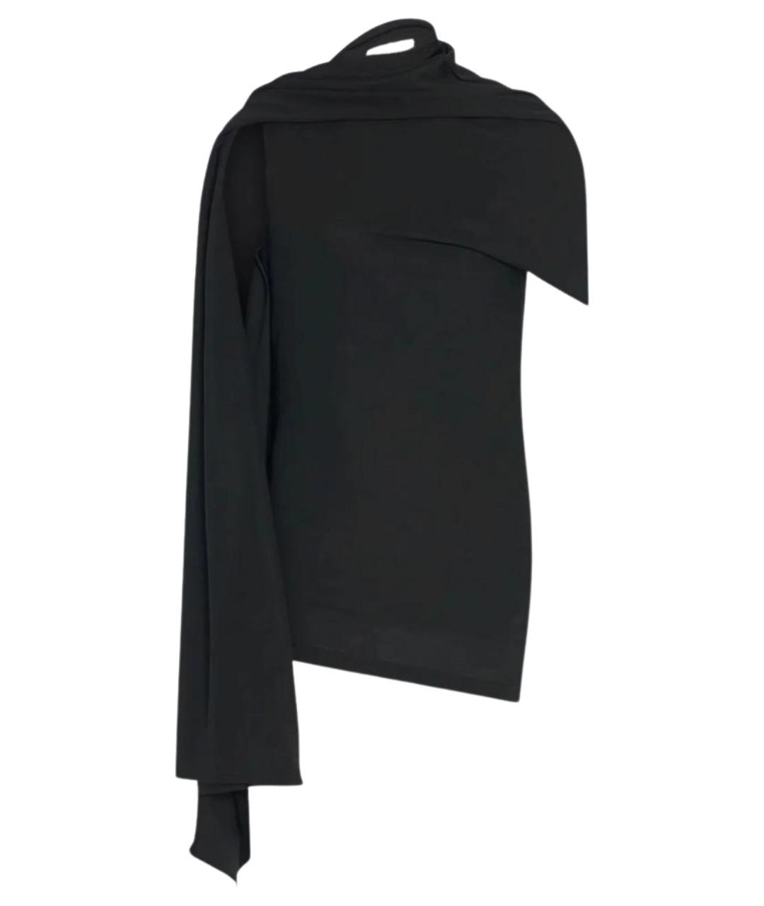 THE ROW Черная вискозная футболка, фото 1