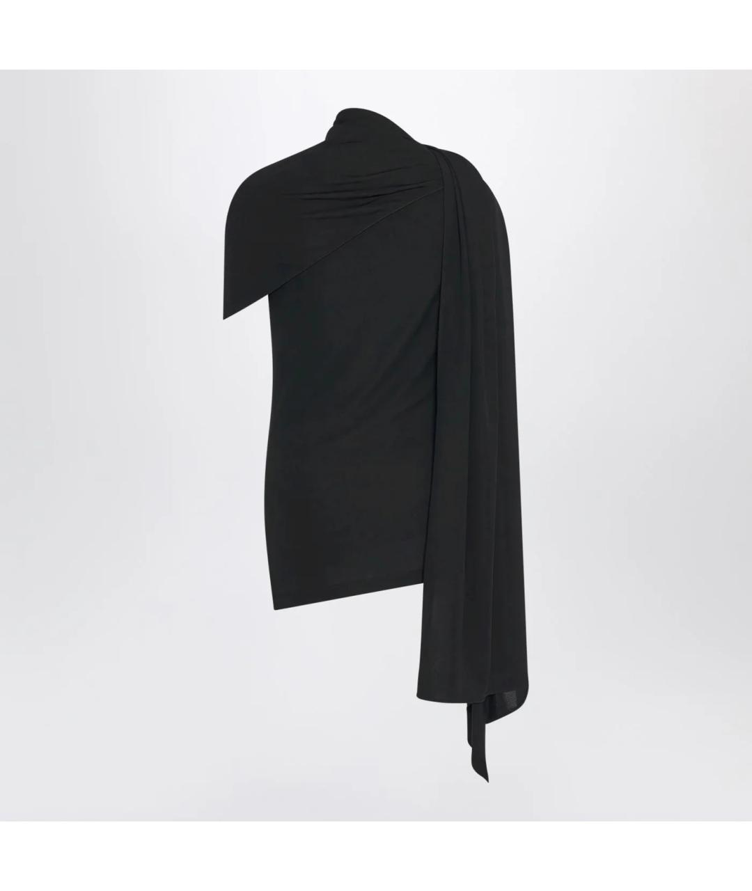 THE ROW Черная вискозная футболка, фото 2