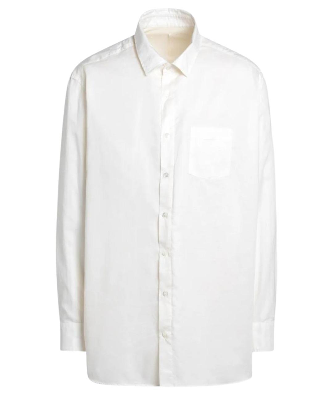 MAISON MARGIELA Белая шерстяная кэжуал рубашка, фото 1