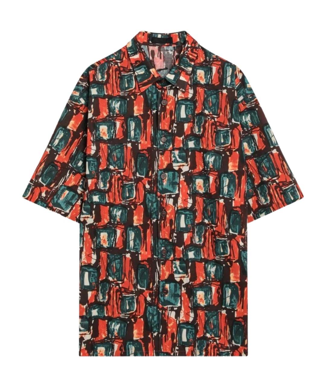 PRADA Мульти хлопковая кэжуал рубашка, фото 1