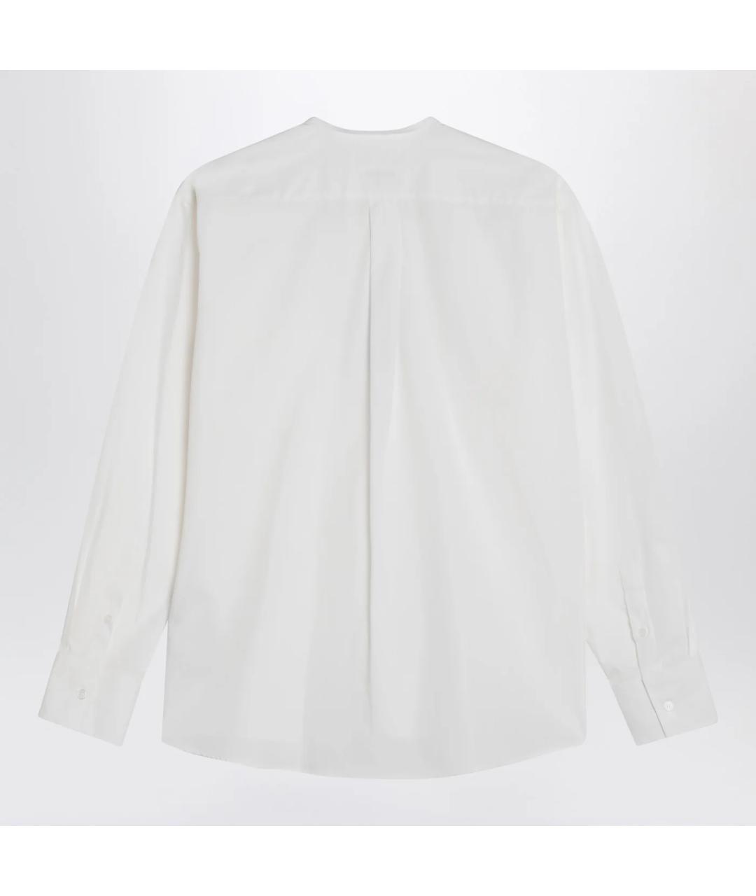 MM6 MAISON MARGIELA Белая хлопковая классическая рубашка, фото 2