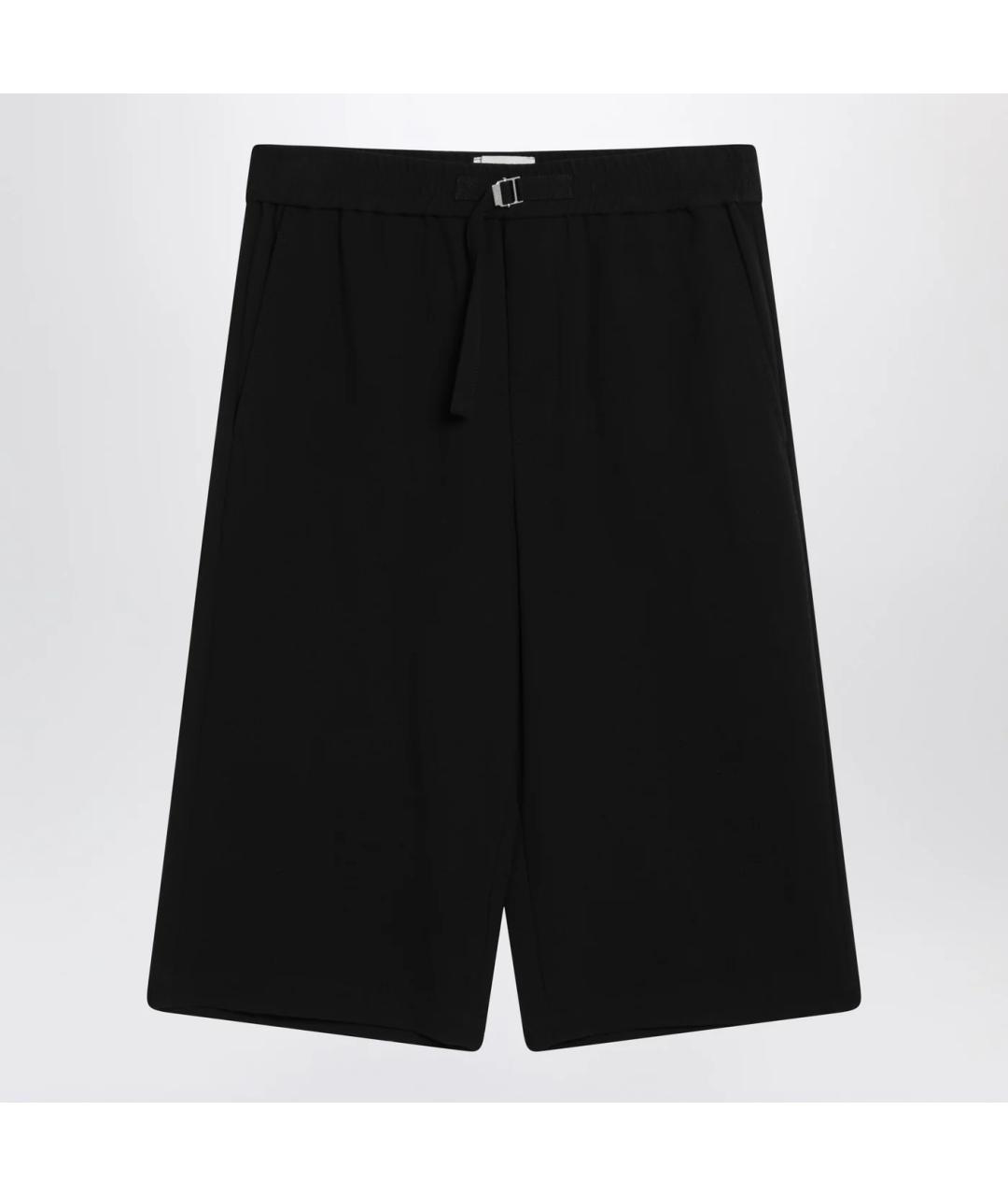 Ami Paris Черные хлопковые шорты, фото 3