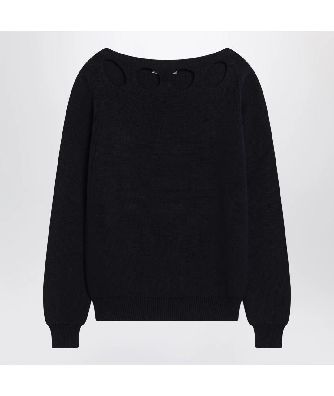 PRADA Темно-синий хлопковый джемпер / свитер, фото 3