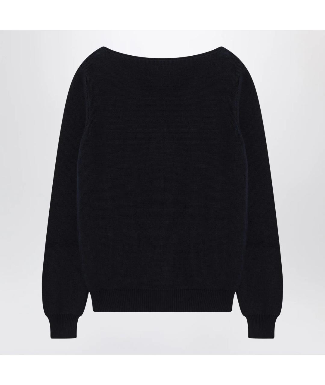 PRADA Темно-синий хлопковый джемпер / свитер, фото 2