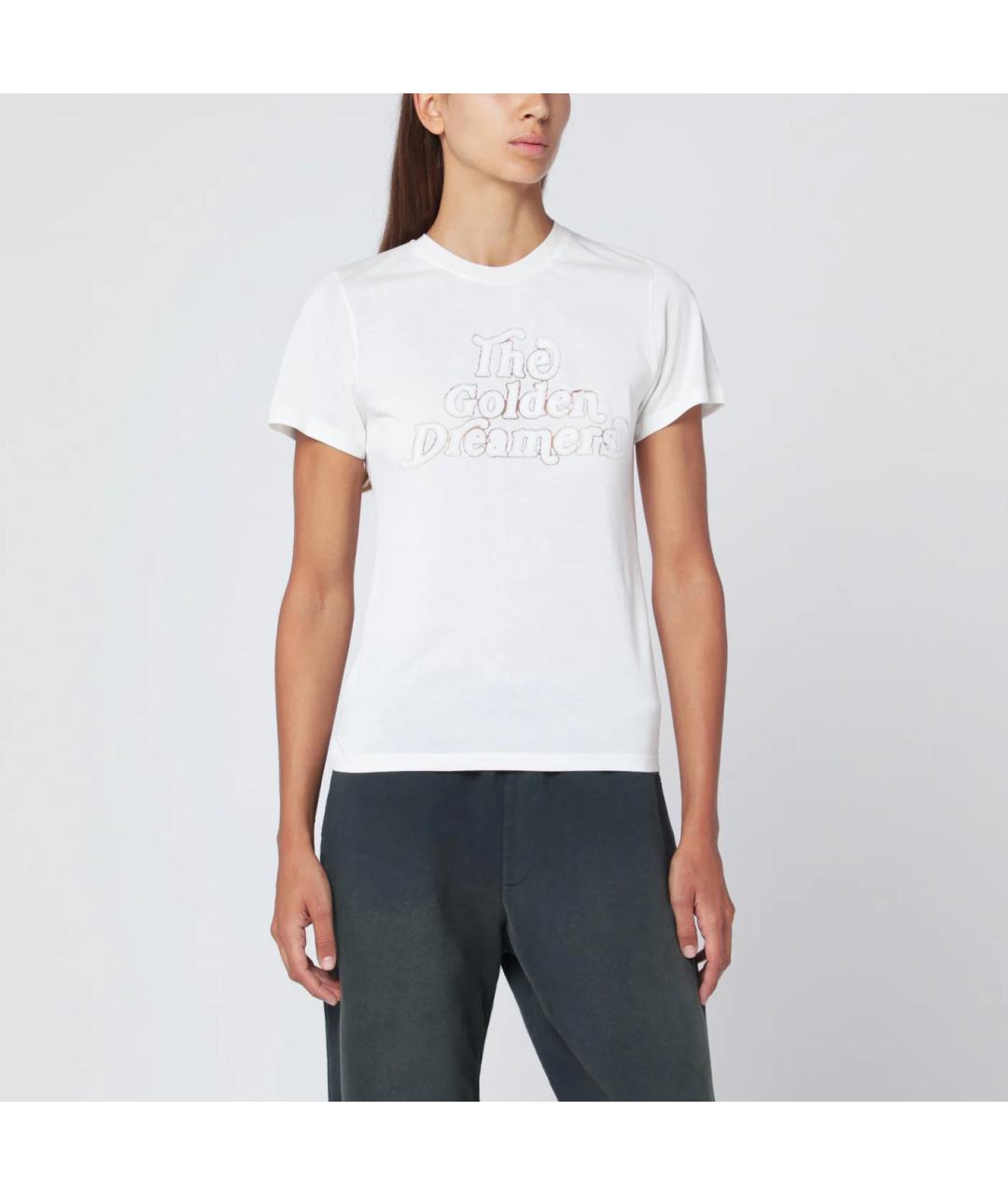 GOLDEN GOOSE DELUXE BRAND Белая футболка, фото 3