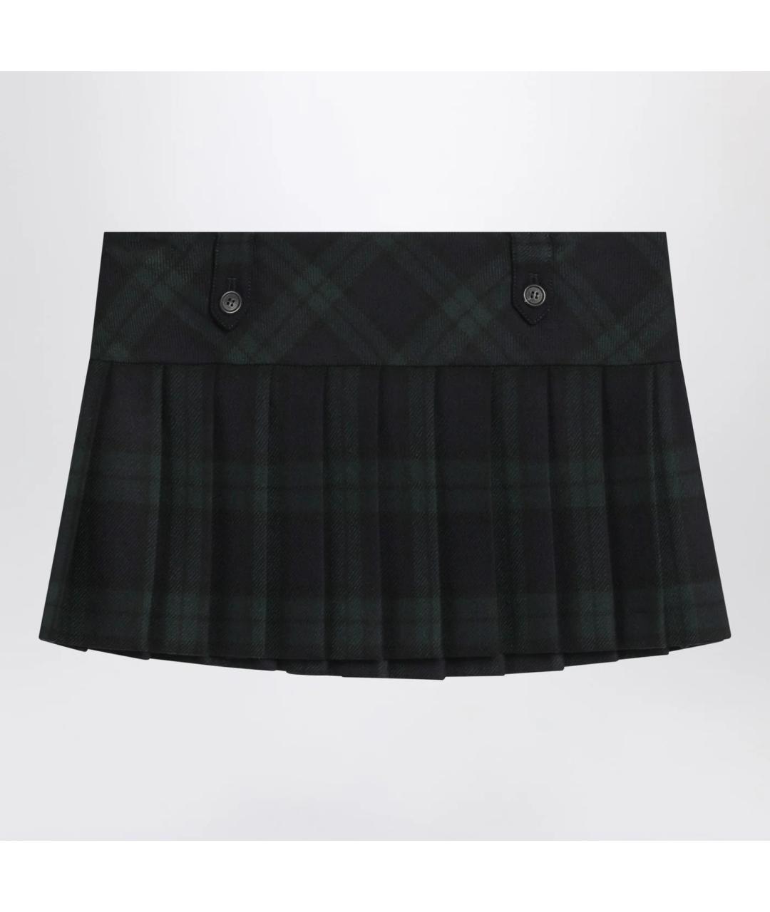 MIU MIU Мульти шерстяная юбка мини, фото 3