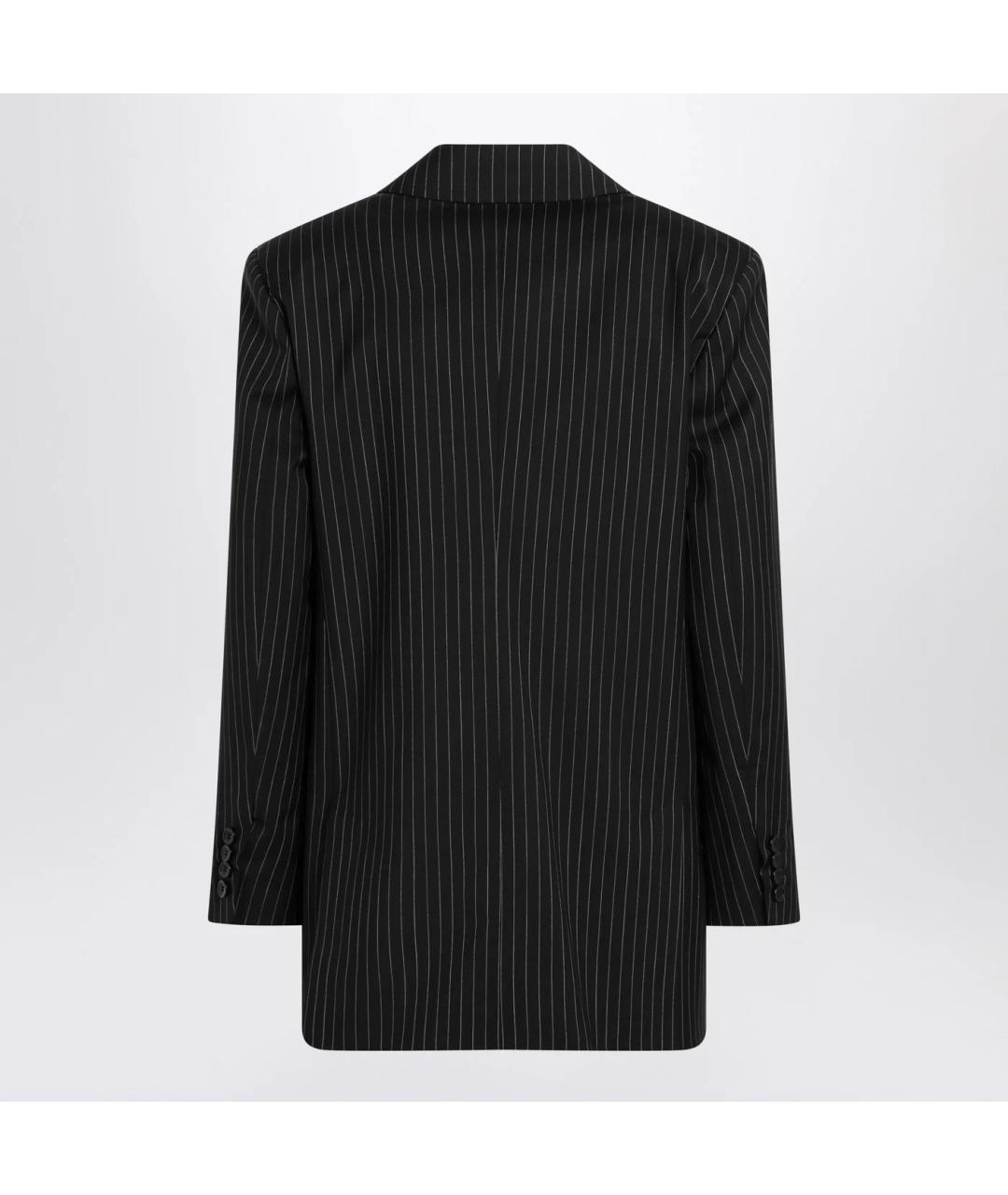 MAX MARA Черный шерстяной жакет/пиджак, фото 2