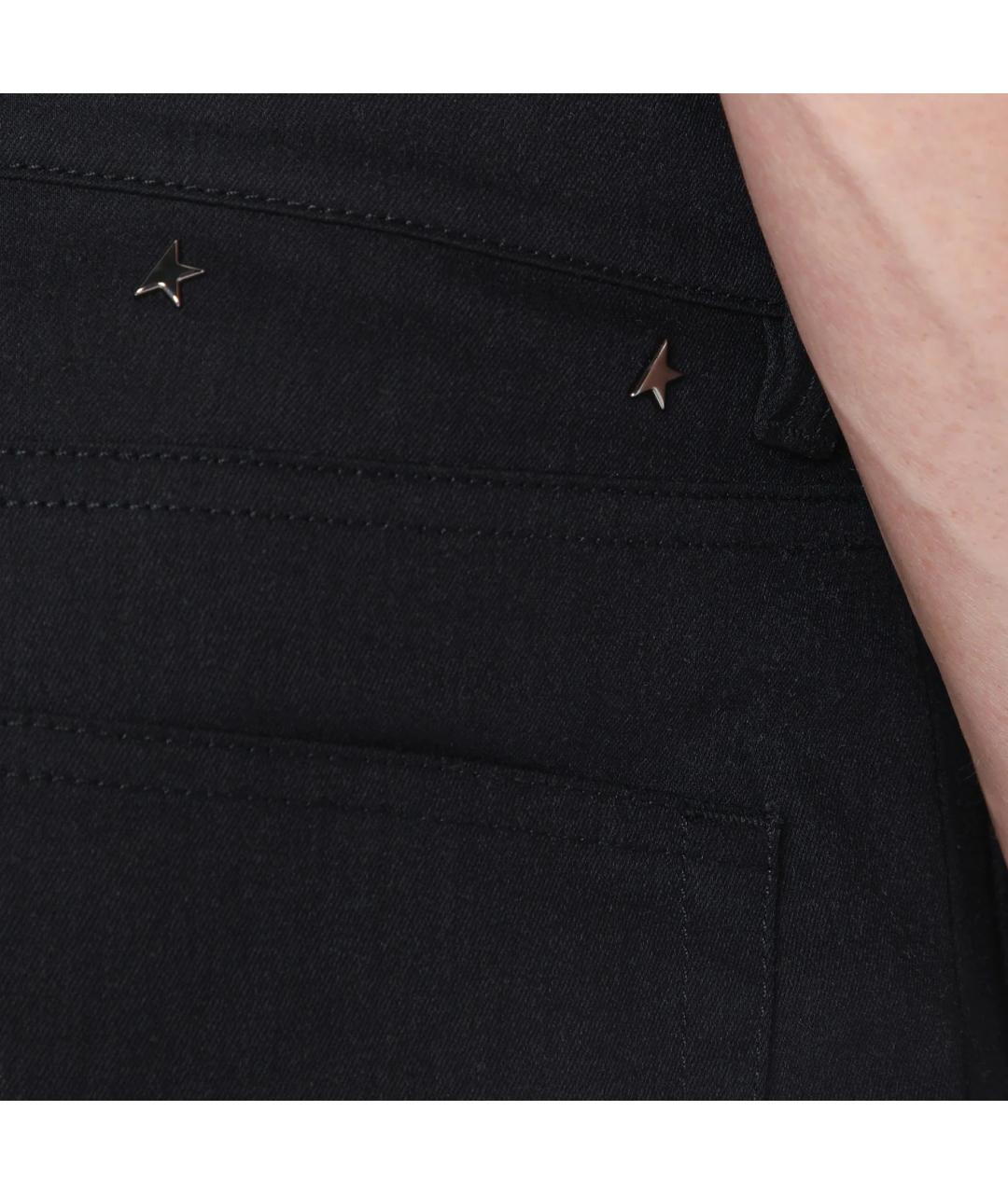 GOLDEN GOOSE DELUXE BRAND Черные хлопковые классические брюки, фото 2
