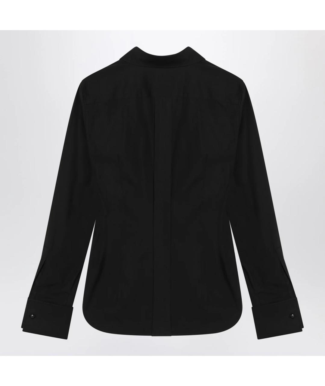 MAX MARA Черная хлопковая рубашка, фото 2