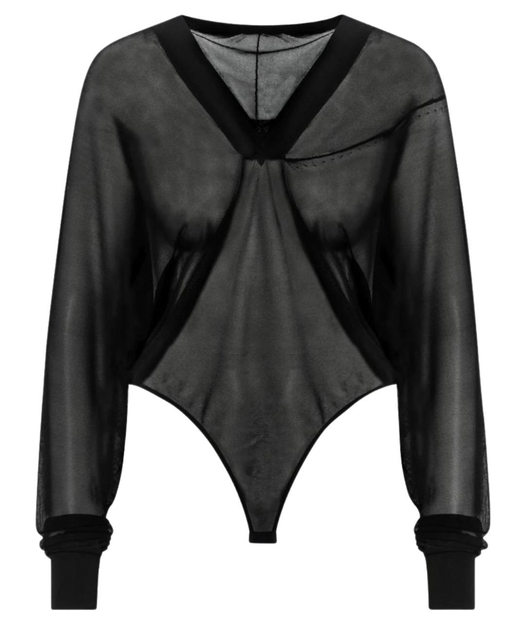 ALAIA Черное вискозное боди, фото 1