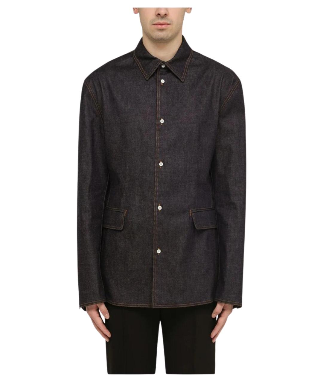 PRADA Темно-синяя хлопковая куртка, фото 1