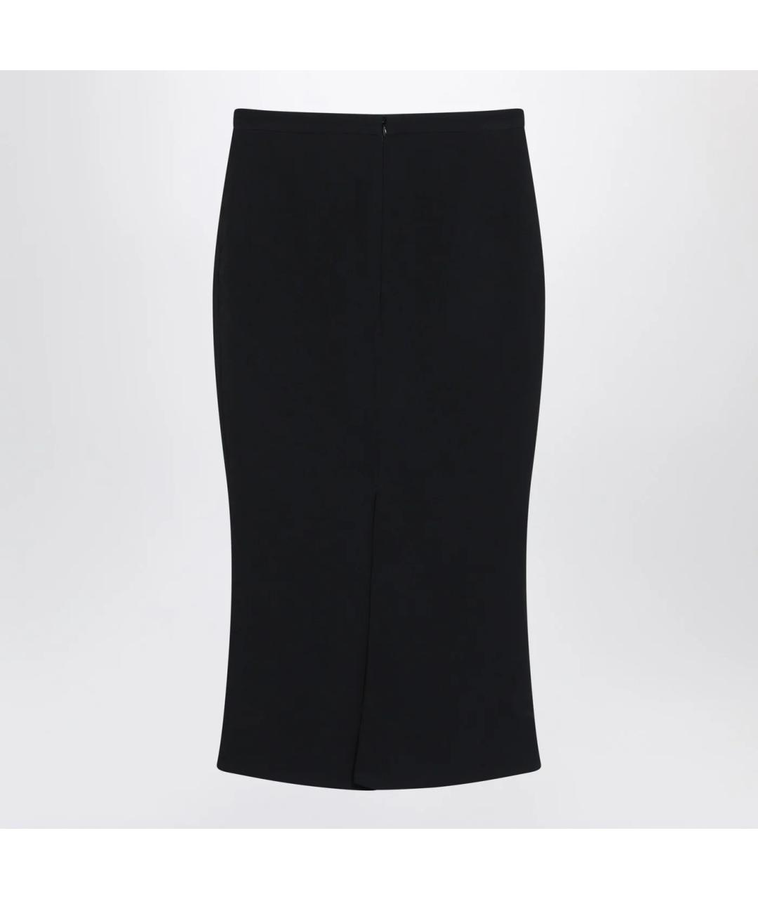 GIVENCHY Черная вискозная юбка миди, фото 2