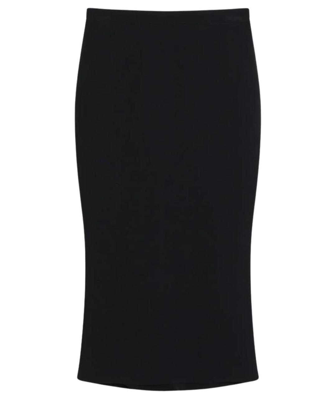 GIVENCHY Черная вискозная юбка миди, фото 1