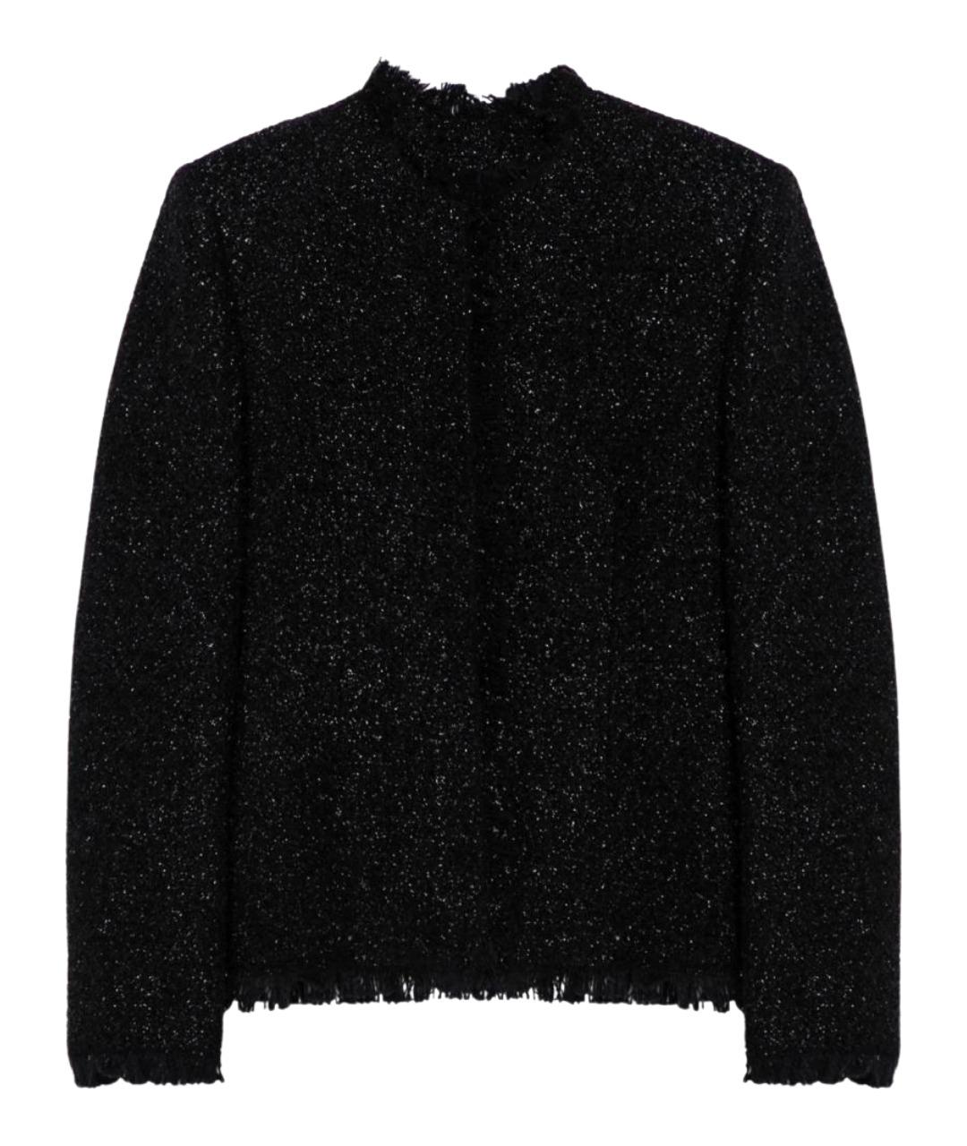 GIVENCHY Черный шерстяной жакет/пиджак, фото 1