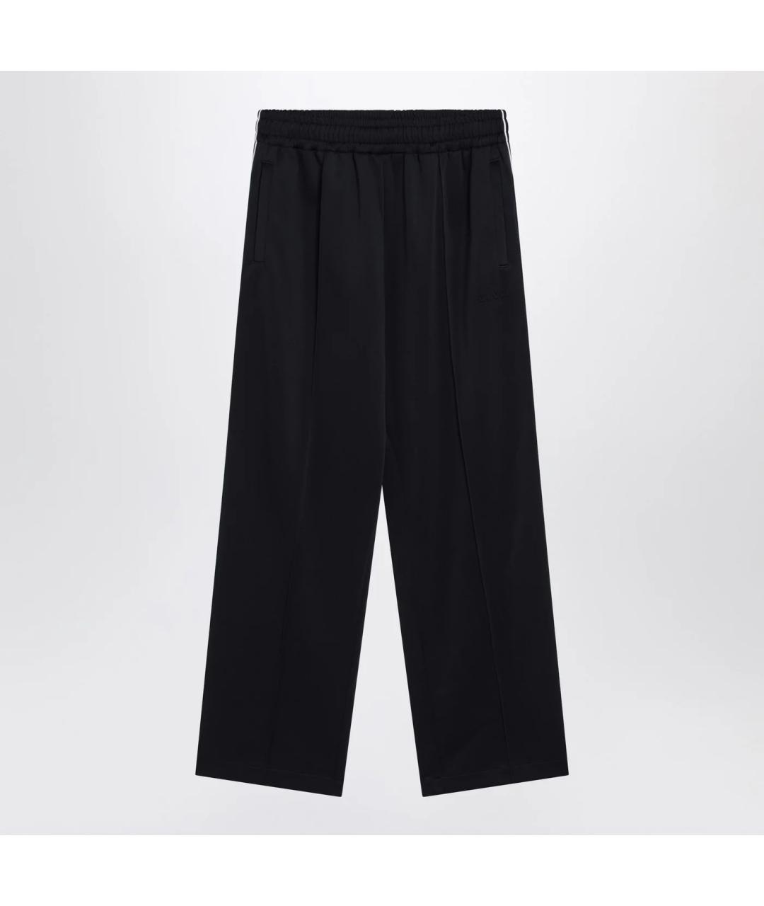 GUCCI Темно-синие полиэстеровые повседневные брюки, фото 3