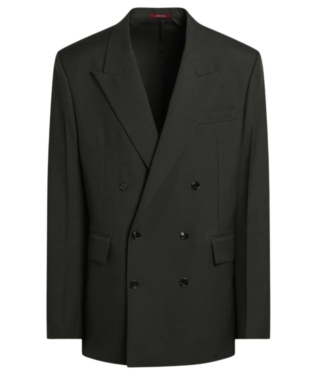 GUCCI Зеленый шерстяной пиджак, фото 1