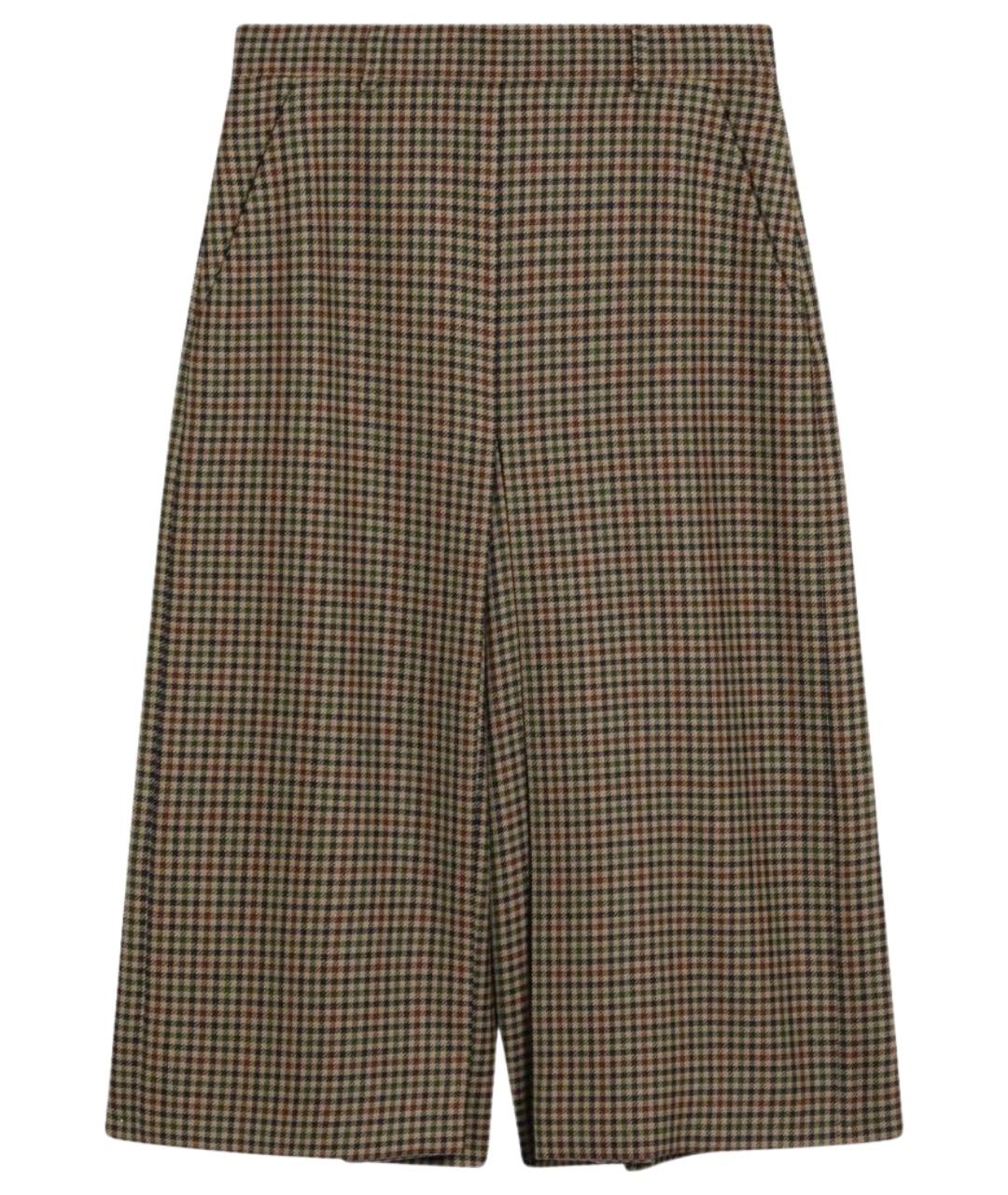 SAINT LAURENT Бежевые шерстяные шорты, фото 1