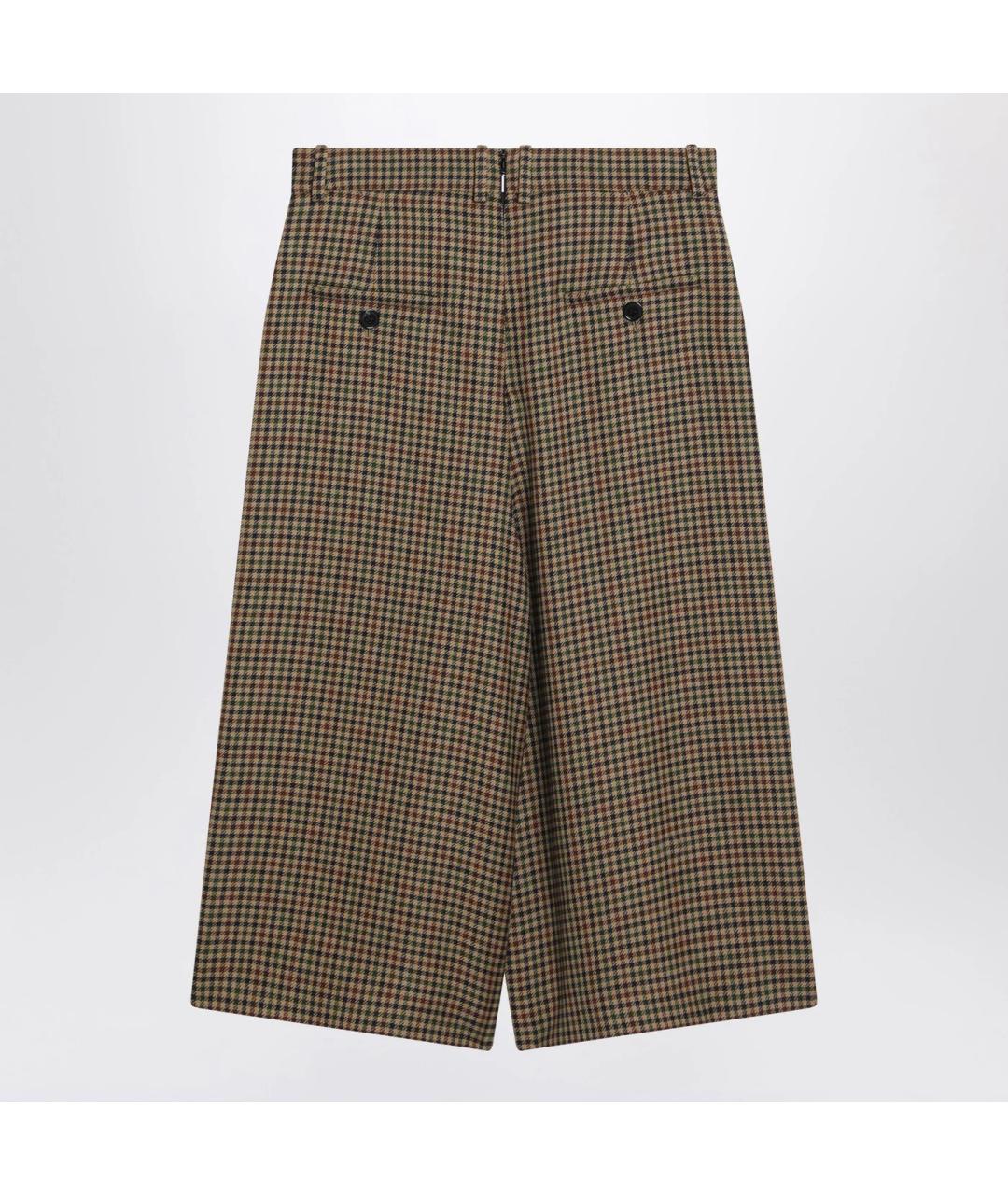 SAINT LAURENT Бежевые шерстяные шорты, фото 2