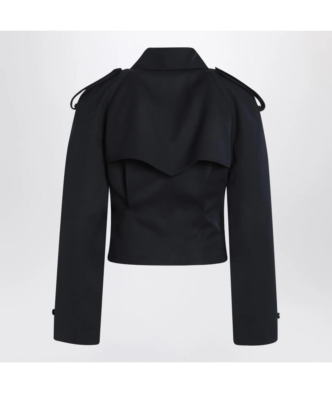 ALEXANDER MCQUEEN Синяя шерстяная куртка, фото 2