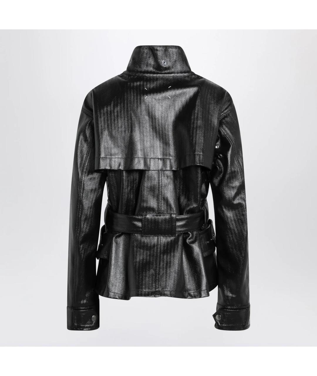 MAISON MARGIELA Черная хлопковая куртка, фото 2