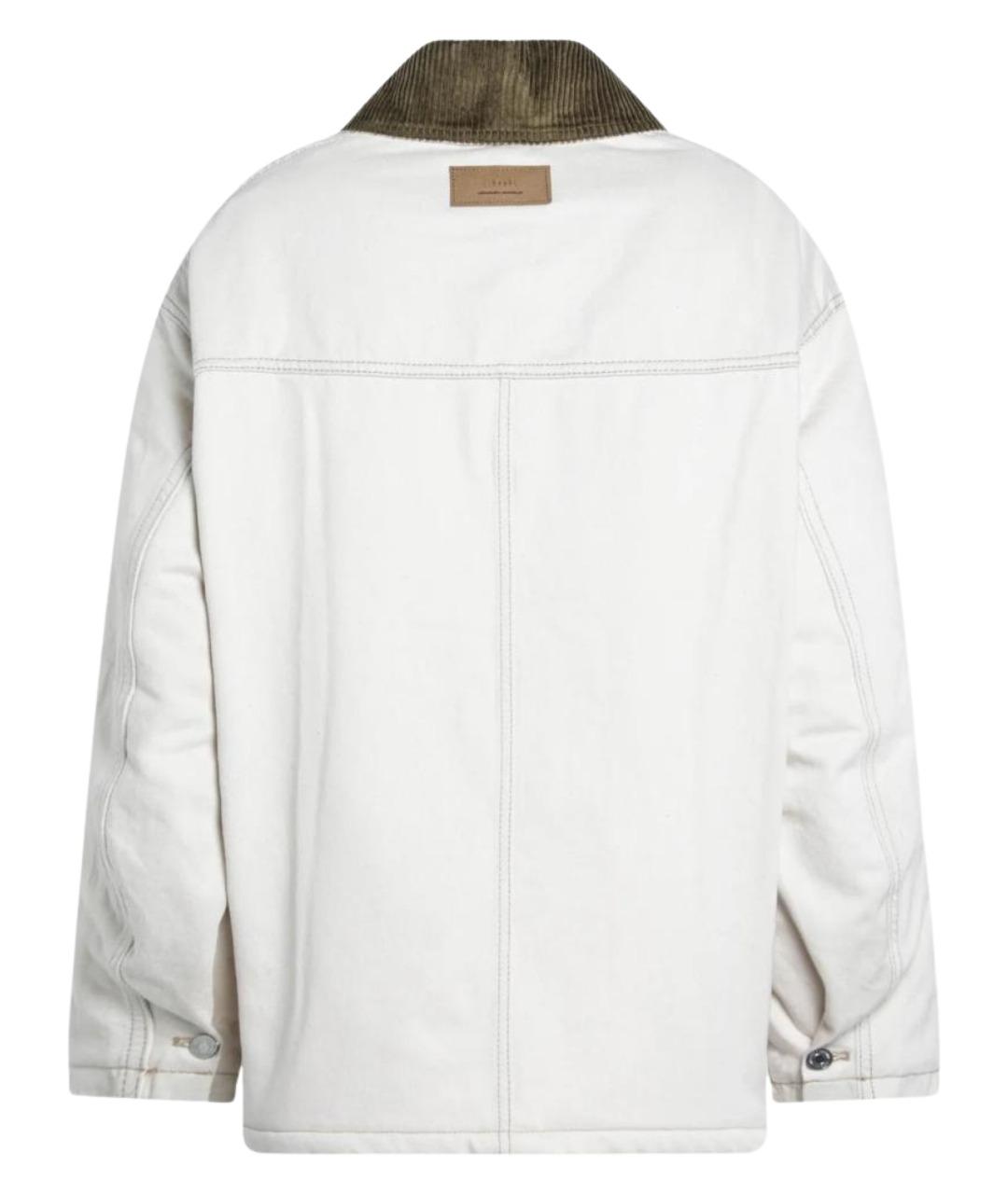 Ami Paris Белая хлопковая куртка, фото 2