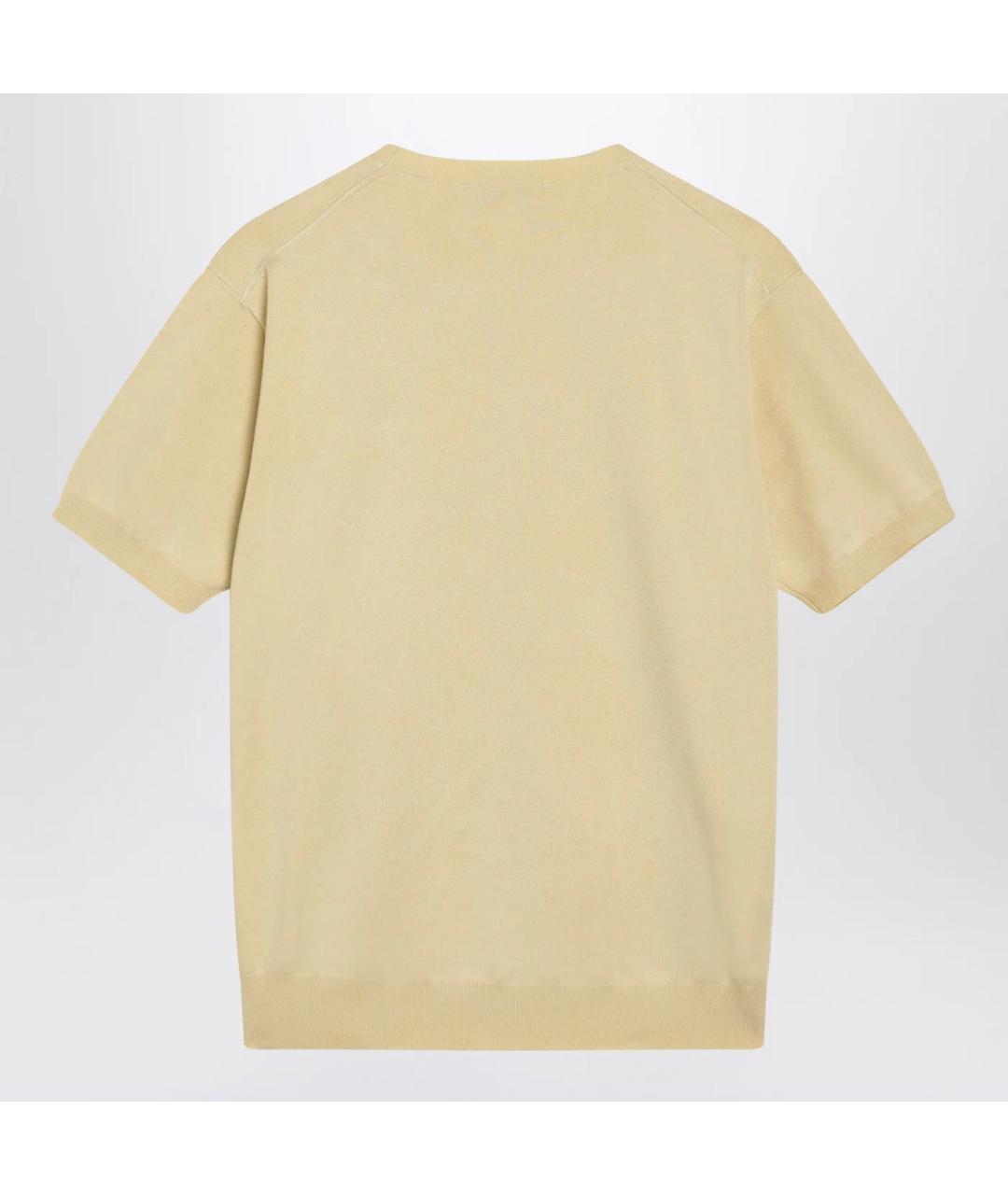 PRADA Бежевый шелковый джемпер / свитер, фото 2