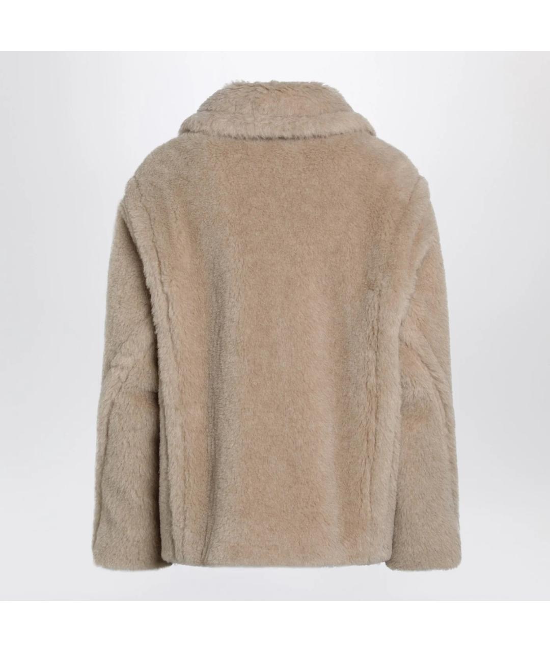 MAX MARA Бежевое шерстяное пальто, фото 2