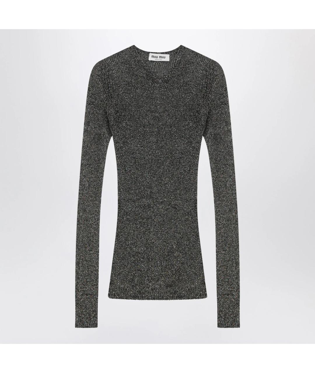 MIU MIU Мульти вискозный джемпер / свитер, фото 3