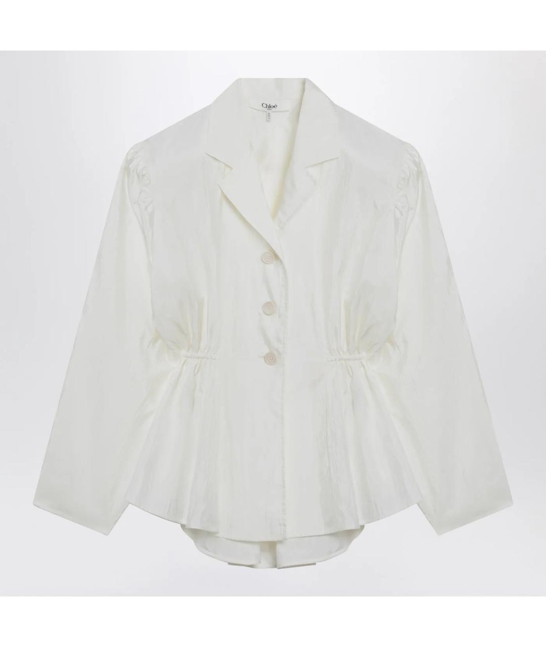 CHLOE Бежевая полиамидовая блузы, фото 3