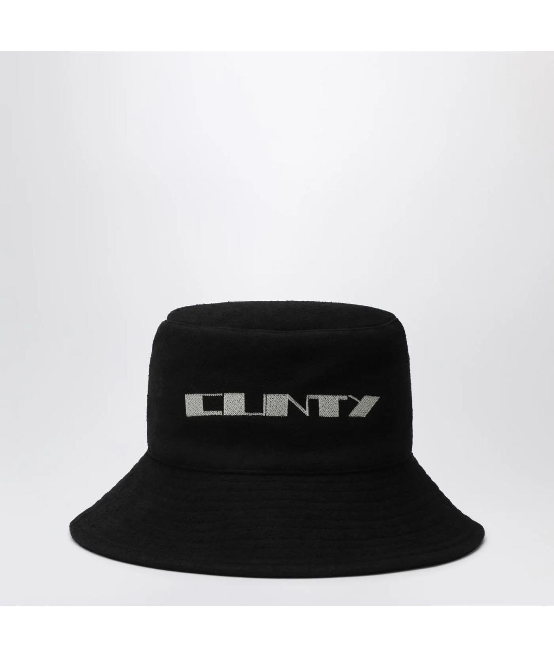 RICK OWENS DRKSHDW Черная хлопковая шляпа, фото 3