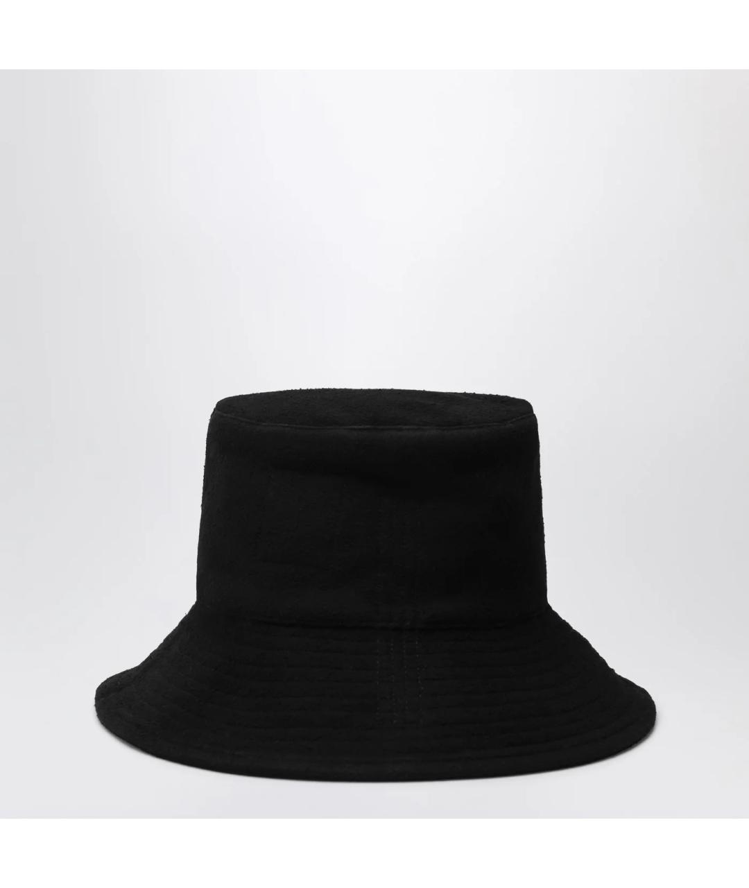 RICK OWENS DRKSHDW Черная хлопковая шляпа, фото 2