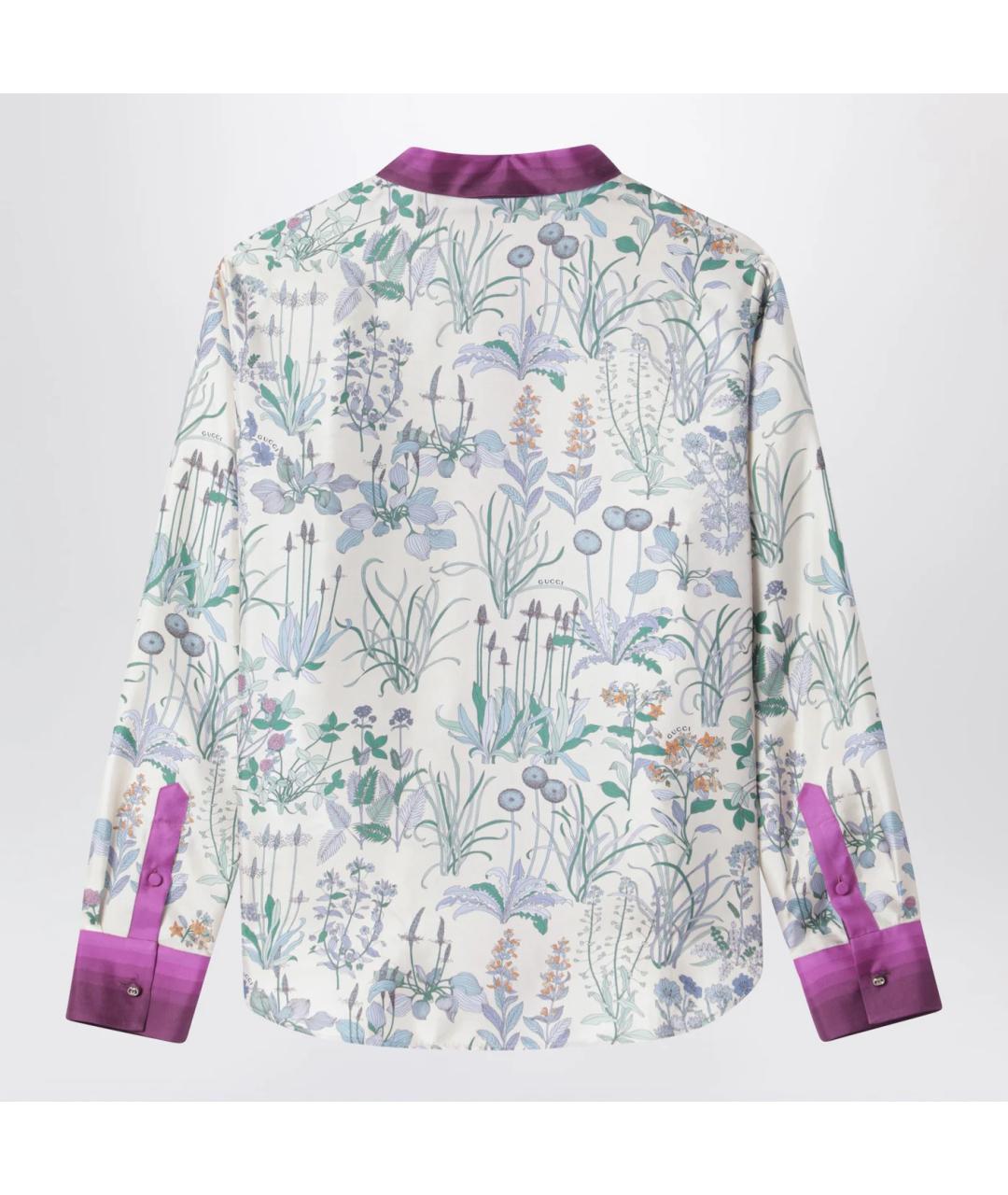 GUCCI Мульти шелковая рубашка, фото 2