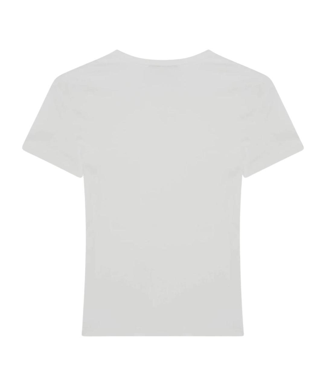 DIESEL Белая хлопковая футболка, фото 2