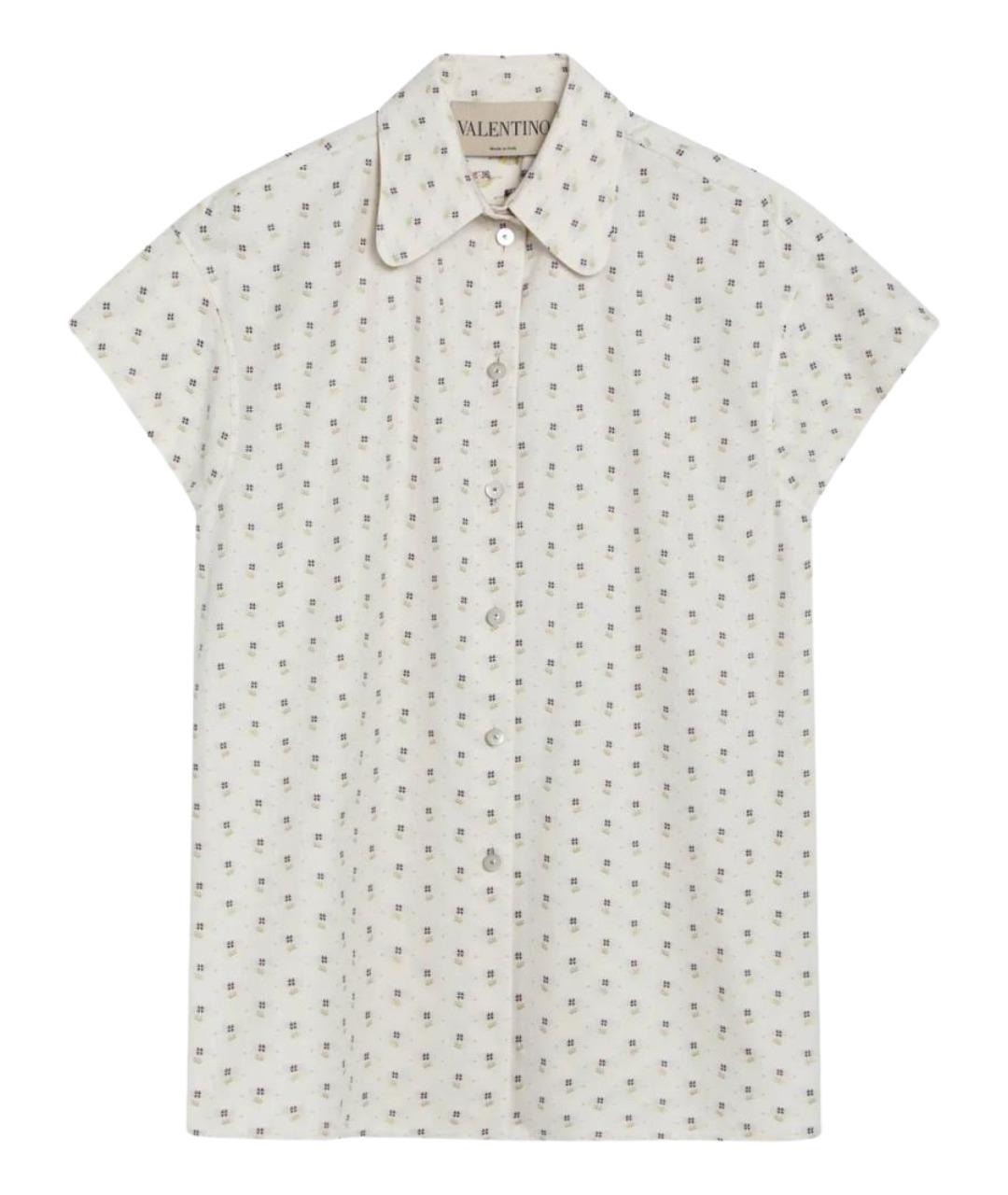 VALENTINO Бежевая хлопковая рубашка, фото 1