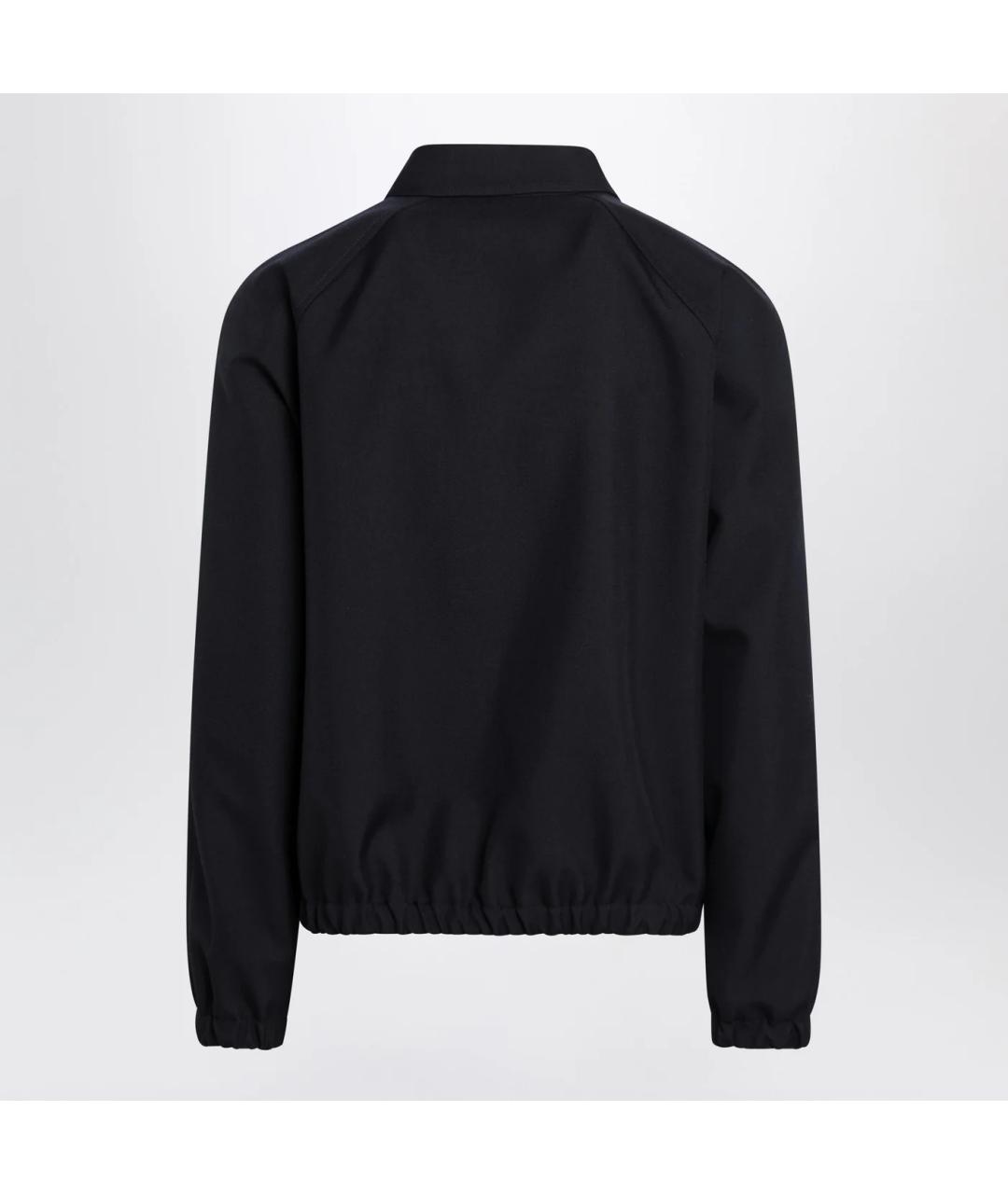 VALENTINO Темно-синяя шерстяная куртка, фото 2