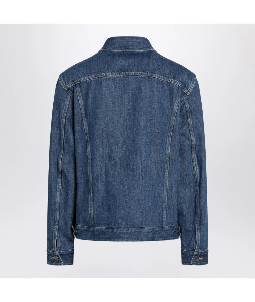 VALENTINO Синяя хлопковая куртка, фото 2