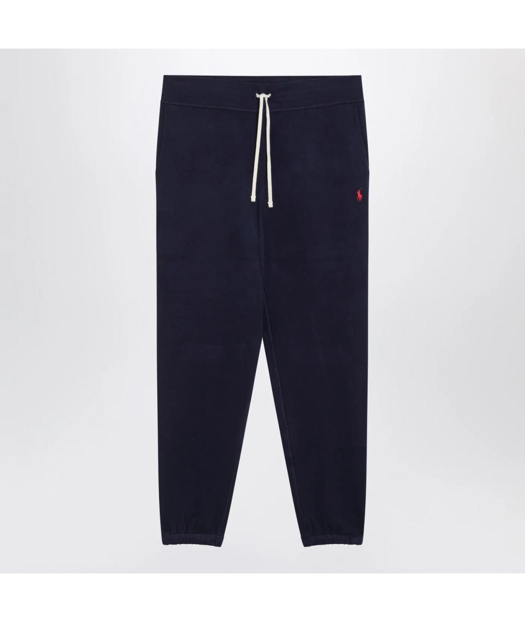 POLO RALPH LAUREN Синие хлопковые повседневные брюки, фото 3